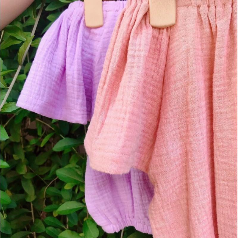 AIMEE_ÁO BẸT VAI VẢI MUSLIN