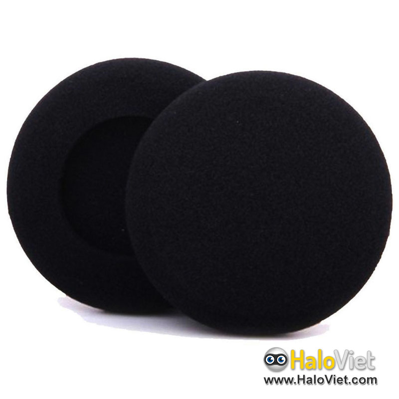 Mút bông bọc đệm tai nghe chụp tai / trùm đầu / Headphone / Over Ear 60mm - Giúp êm tai, lọc âm & tăng âm bass