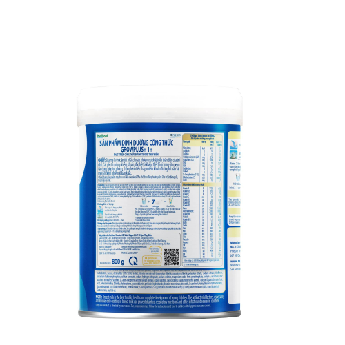Sữa bột Nutifood Growplus 1+ hỗ trợ tiêu hóa,giúp trẻ ăn ngon miệng từ 1-2 tuổi