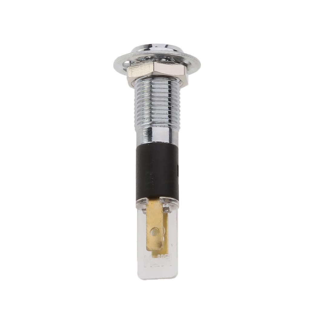 2-8pack White 8mm Car Boat Truck Dash LED Indicator Signal Lamp Light Bulb