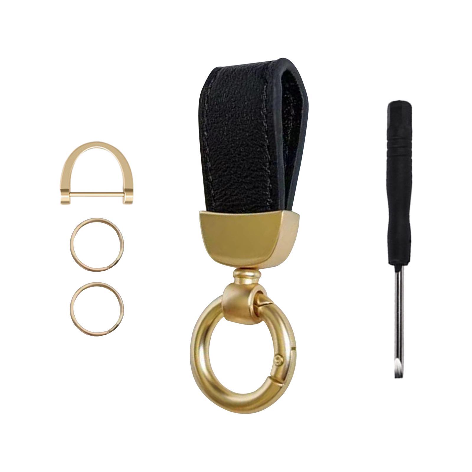 Car Keychain PU Leather Keychain Strap Key Holder Automotive Keychain Sturdy