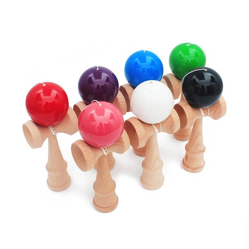 ĐỒ CHƠI TUNG HỨNG KENDAMA THÔNG MINH BẰNG GỖ TỰ NHIÊN DCG.KD6 (ĐƯỜNG KÍNH BÓNG D6CM)