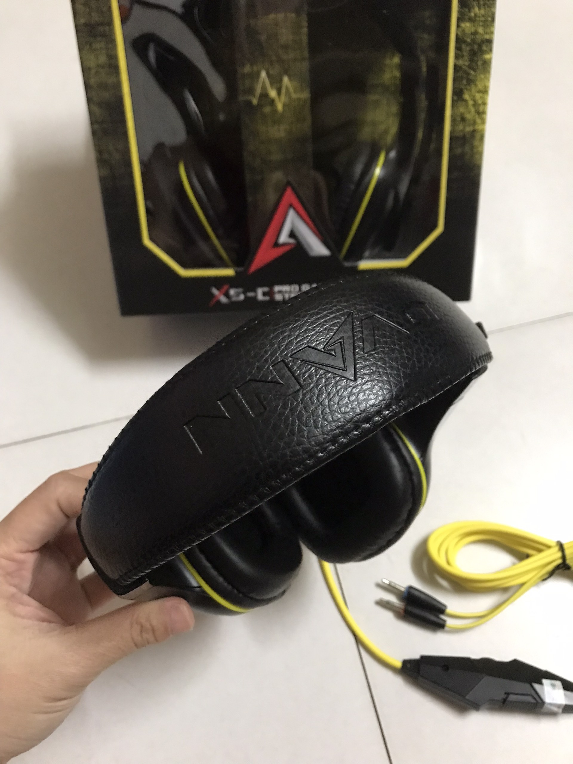 Tai Nghe Chụp Tai Có Mic Ovann X5-C Pro Gaming (Đen) - Hàng Nhập Khẩu