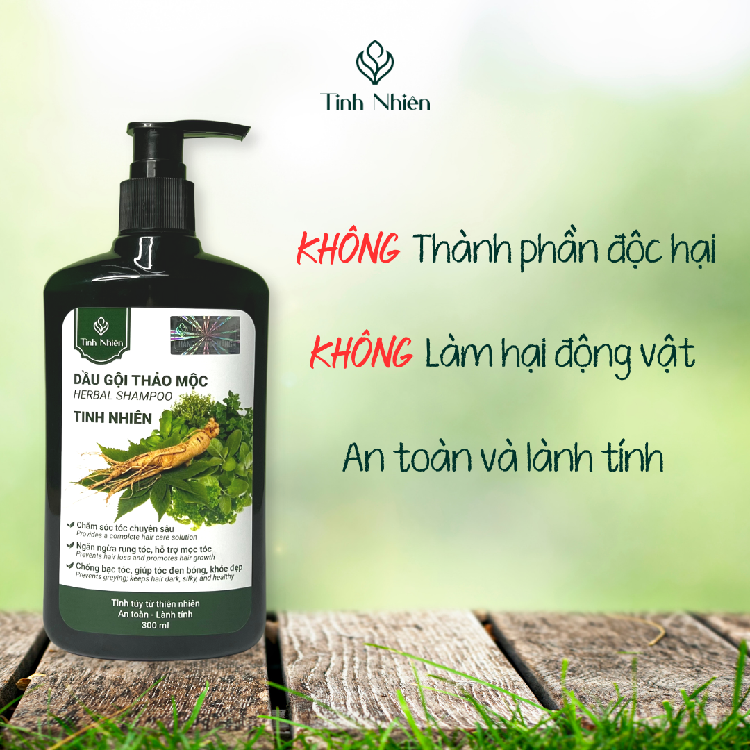 Hình ảnh Dầu Gội Thảo Mộc Tinh Nhiên chăm sóc tóc chuyên sâu, cho mái tóc khỏe đẹp, lộng lẫy