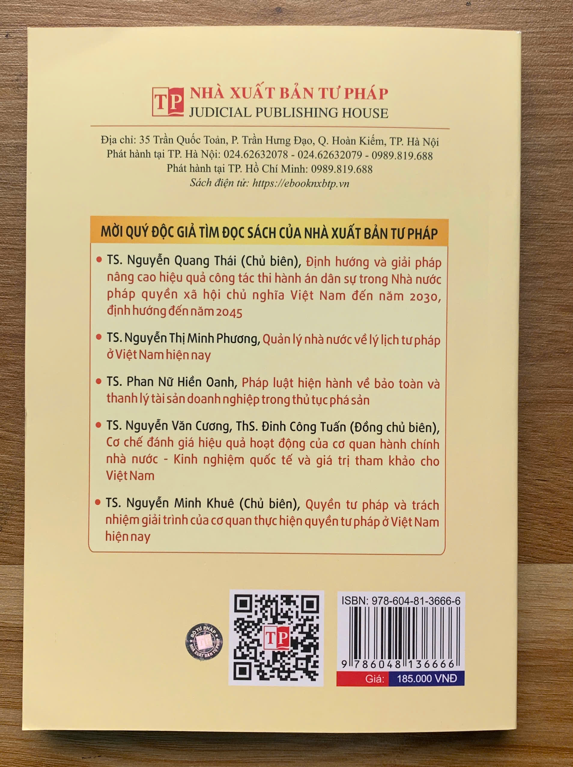 Nghề Thừa phát lại tại Việt Nam – Một số vấn đề pháp lý và thực tiễn (Tái bản lần thứ nhất)