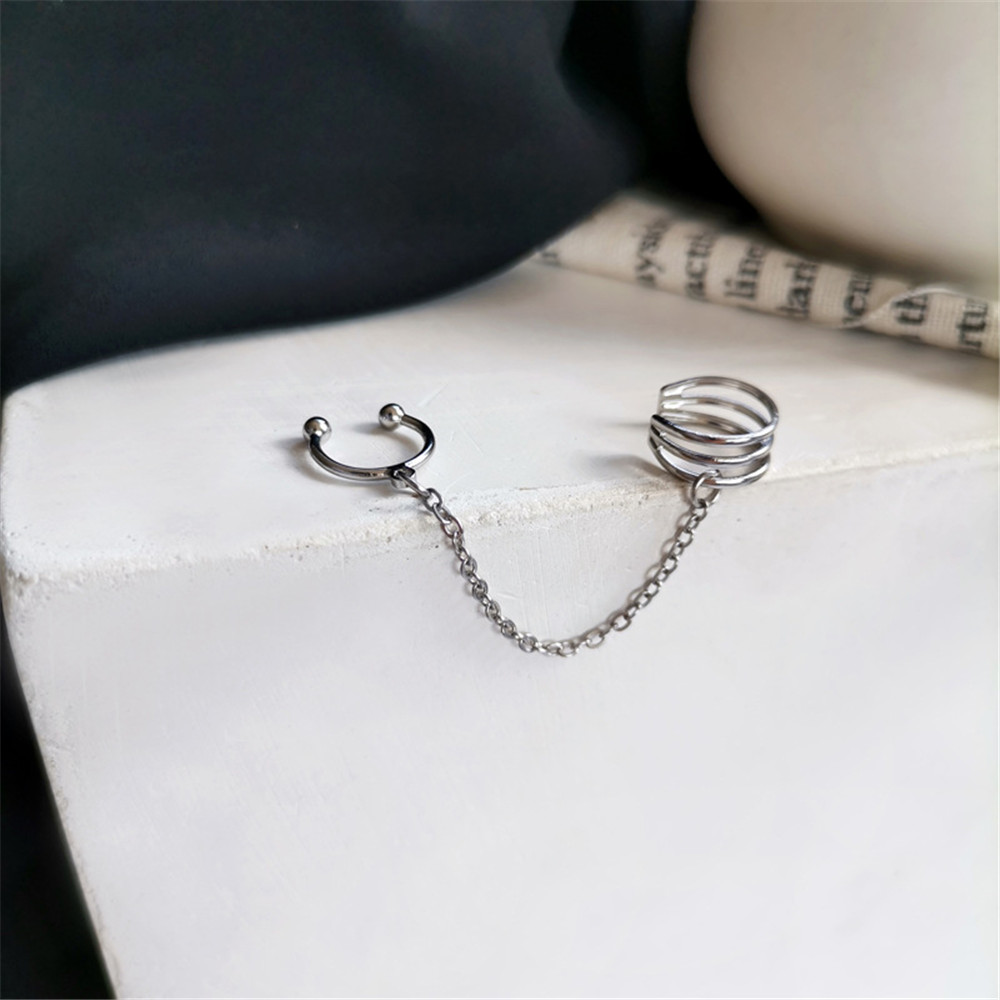 Khuyên tai phong cách Hàn Quốc nhẹ nhàng unisex