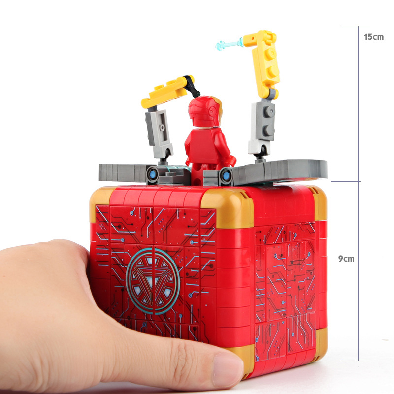 Đồ Chơi Lắp Ghép Xếp Hình Chiếc Hộp Bí Ẩn Thế Giới MineCráft, IrọnMan,SuperMariọ World Mystery Box Với 500+ Mảnh Ghép