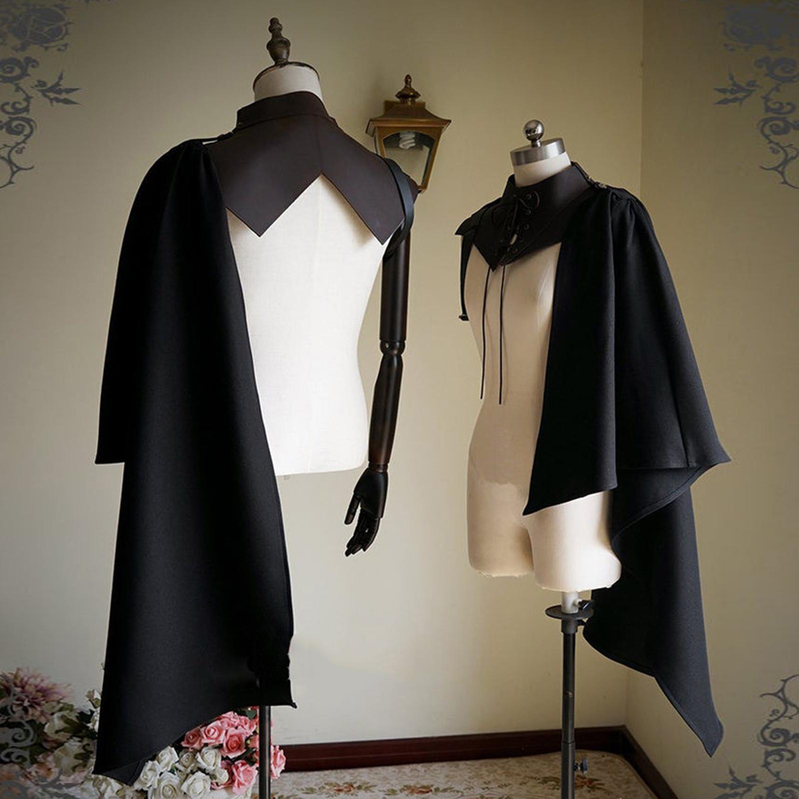 Costume cloak with unisex cape gothic punk S