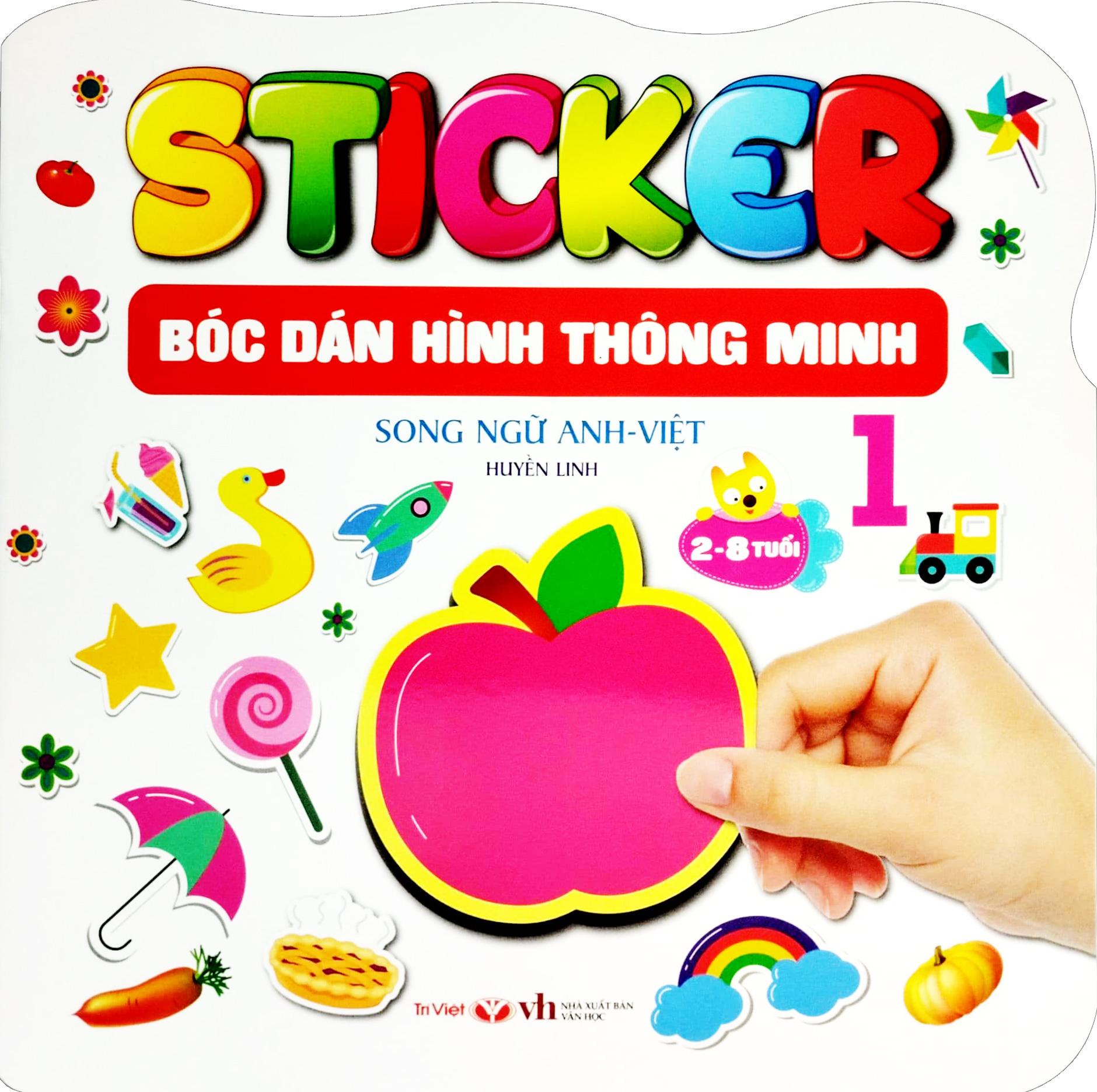 Sticker - Bóc Dán Hình Thông Minh - Song Ngữ Anh-Việt - Tập 1