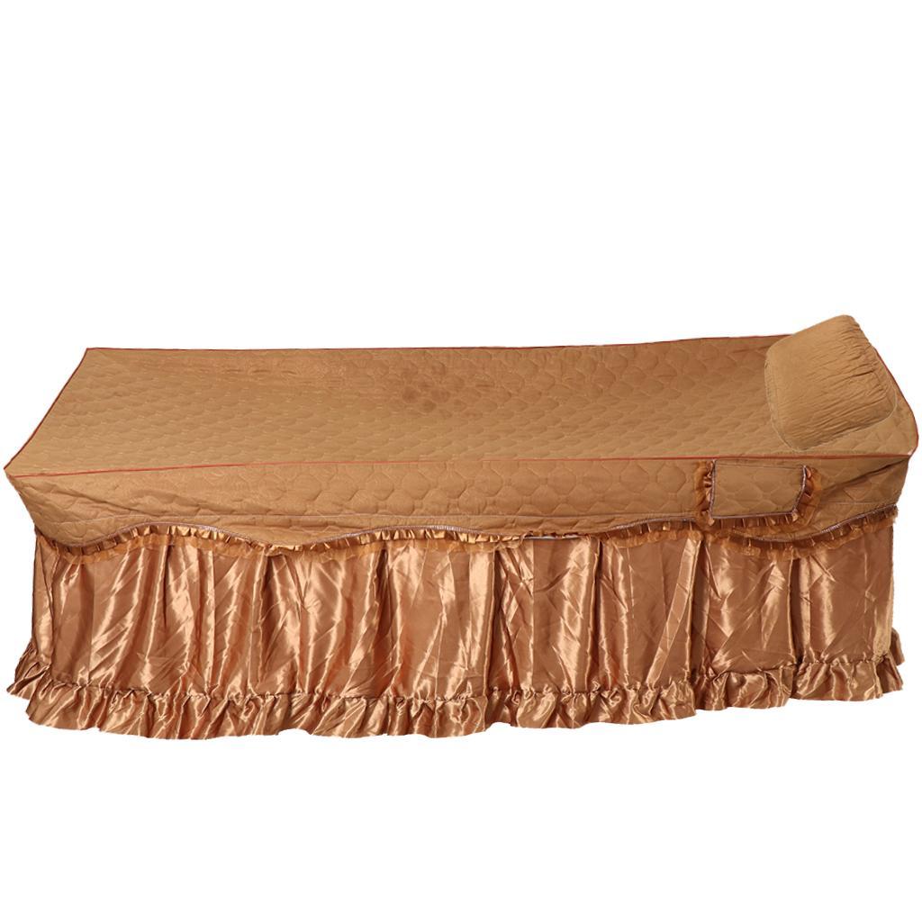 Quilted Massage Table Skirt Beauty Bed Sheet Case