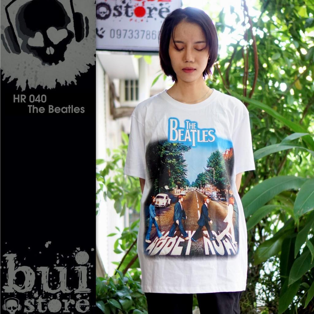 Áo Rock: áo phông The Beatles HR 040 White