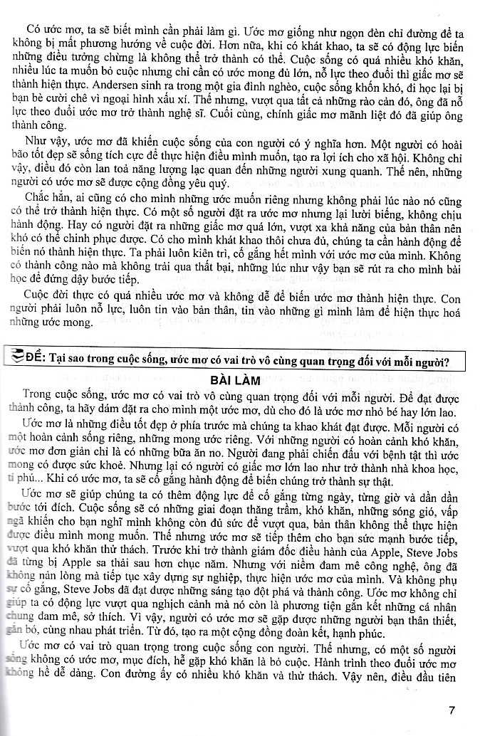 Những đề và bài văn Nghị Luận Xã Hội theo hướng mở (Dùng chung cho mọi bộ SGK)
