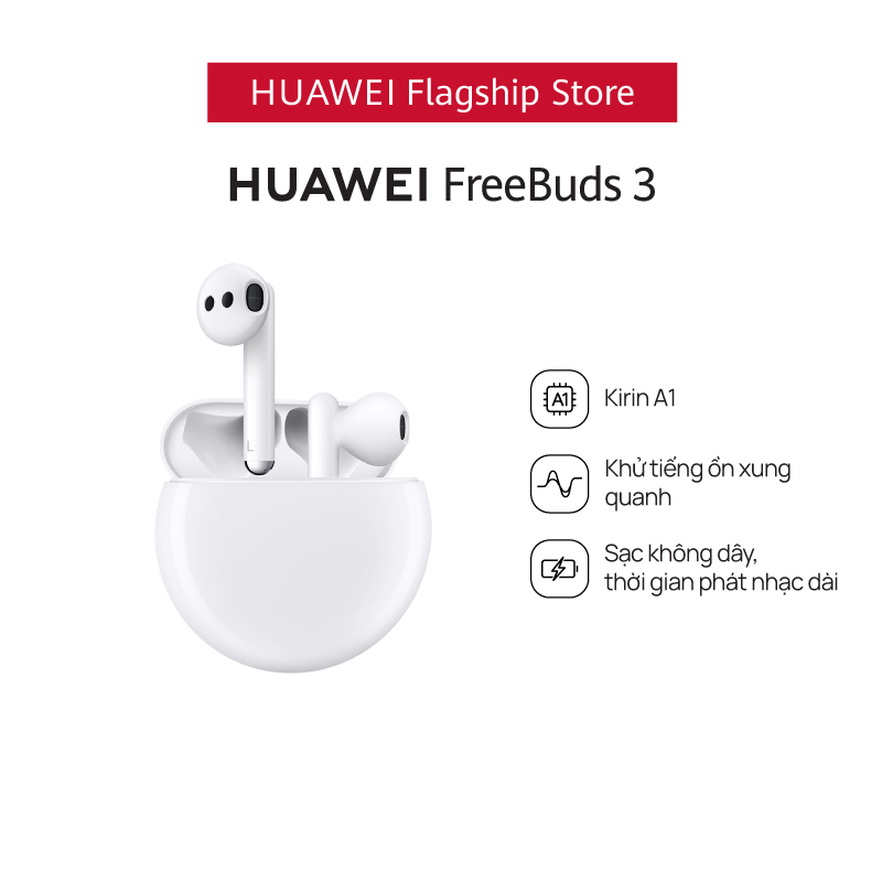 Tai nghe Bluetooth Huawei FreeBuds 3 - Hàng Phân Phối Chính Hãng