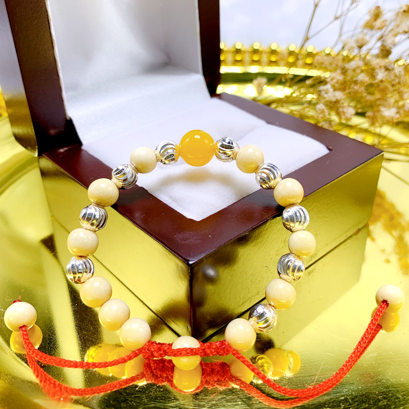 Vòng Tay Phong Thủy Dâu Tằm 5 Mệnh Ngũ Hành Cho Bé - Kim Tiền Jewelry