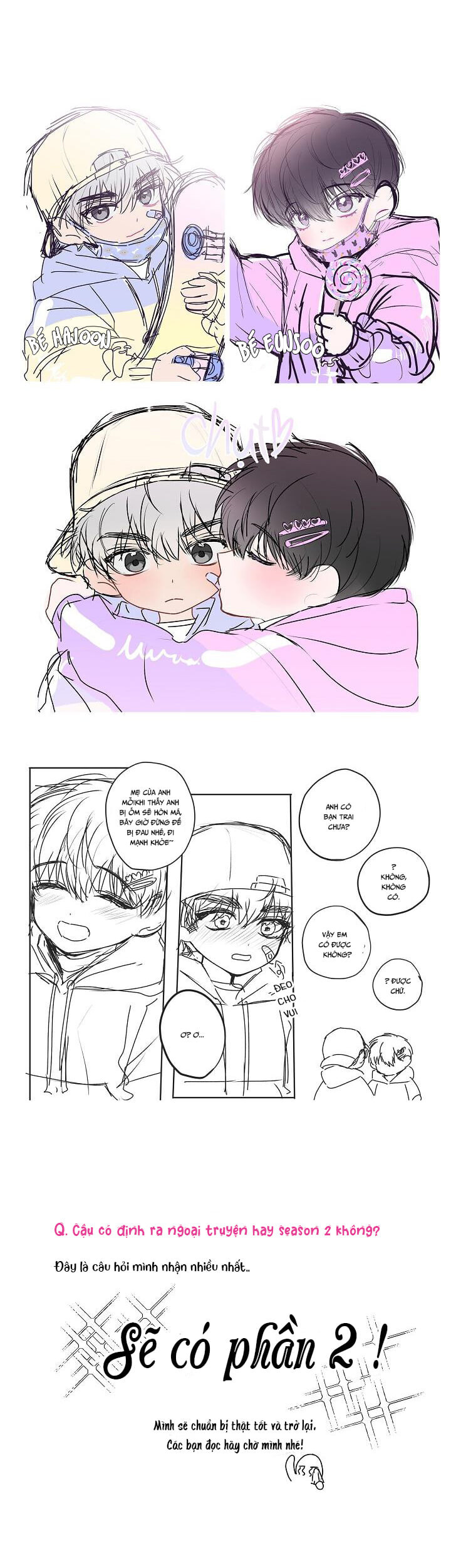 tiền bối, đừng khóc mà! chapter 22.6 8