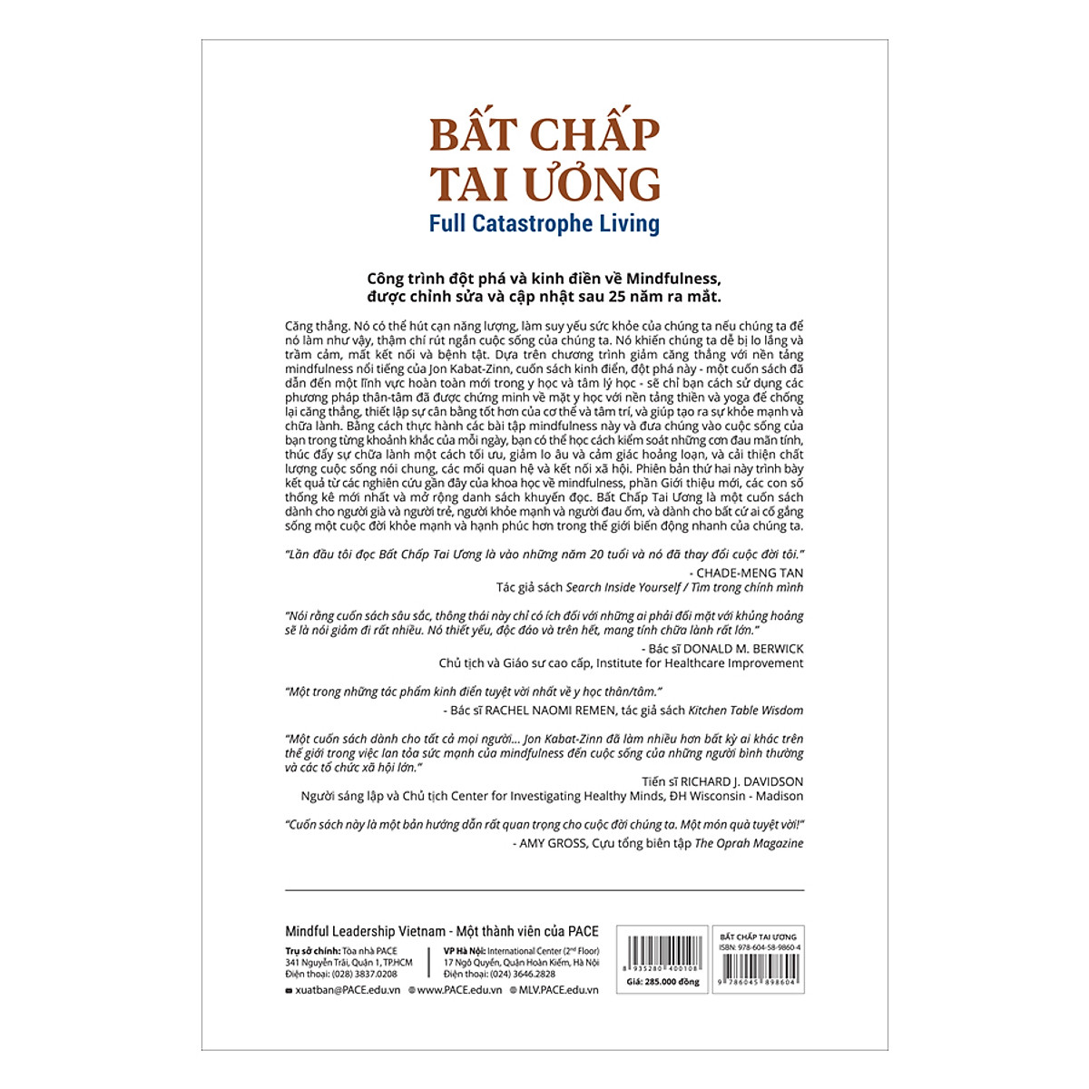 Sách Bất Chấp Tai Ương - Full Catastrophe Living ( Tặng sổ tay xương rồng )