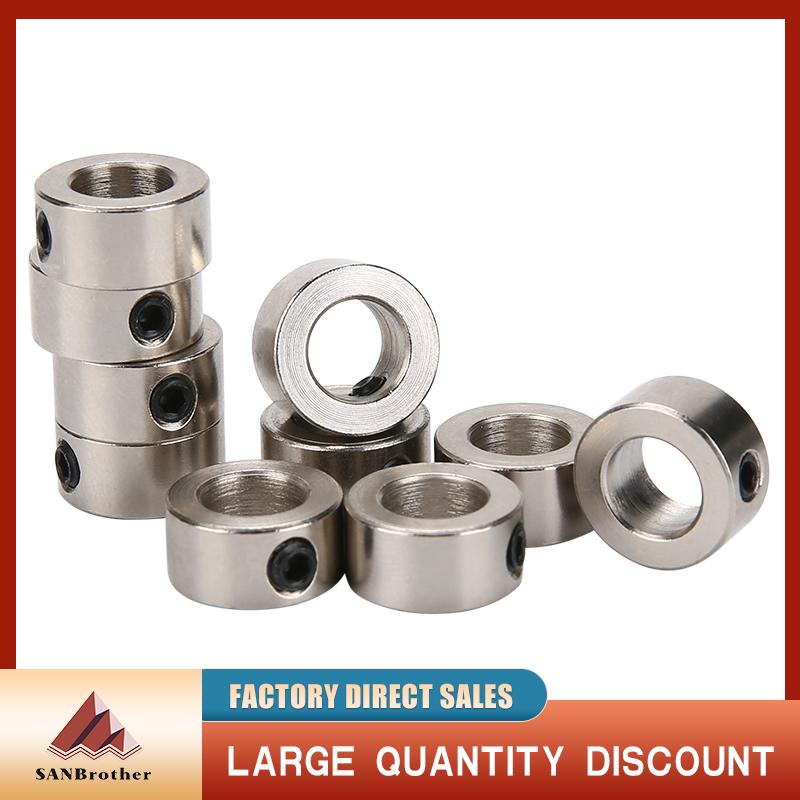 5 Cái Opensource Lock Collar T8 Vít Chì Vòng Khóa Khối Cách Ly Cột 2mm/3/4/5mm/6mm/8mm/10mm/12mm Cho Máy In 3D CNC