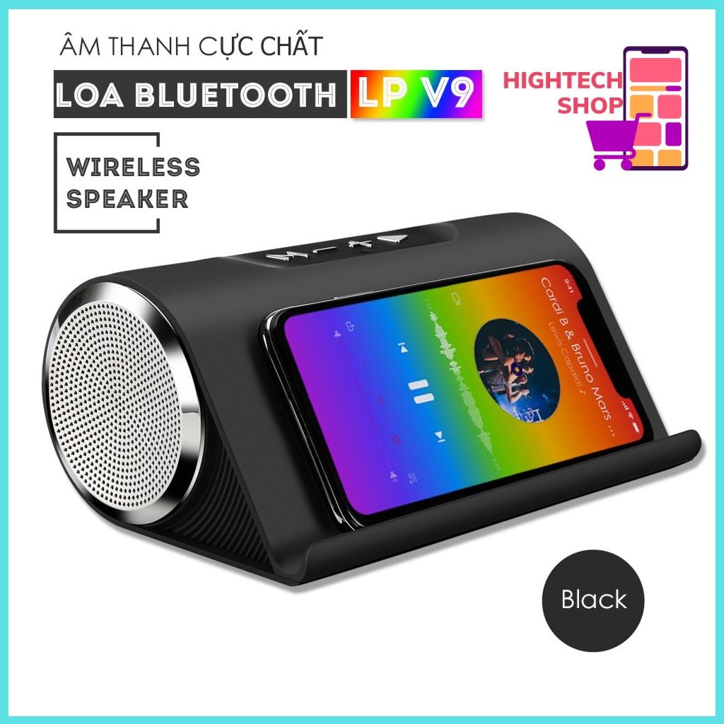 Loa Bluetooth Di Động LP-V9, Kiêm giá đỡ điện thoại  Âm Thanh Sống Động, Bass Chuẩn, Cắm Usb, Thẻ Nhớ, Cổng 3.5