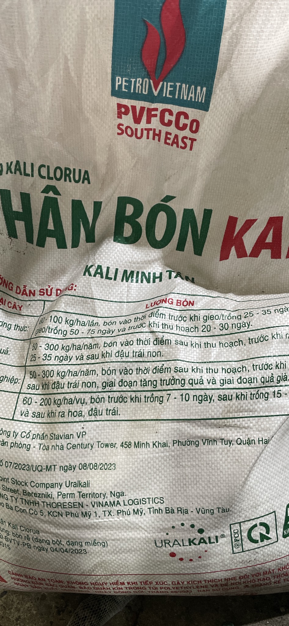 Phân bón kali cao cấp gói 1kg