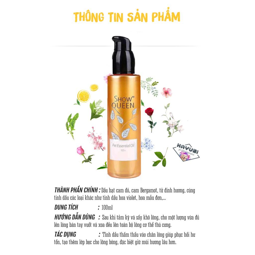 TINH DẦU NƯỚC HOA DƯỠNG LÔNG CHO CHÓ MÈO - HAYUMI