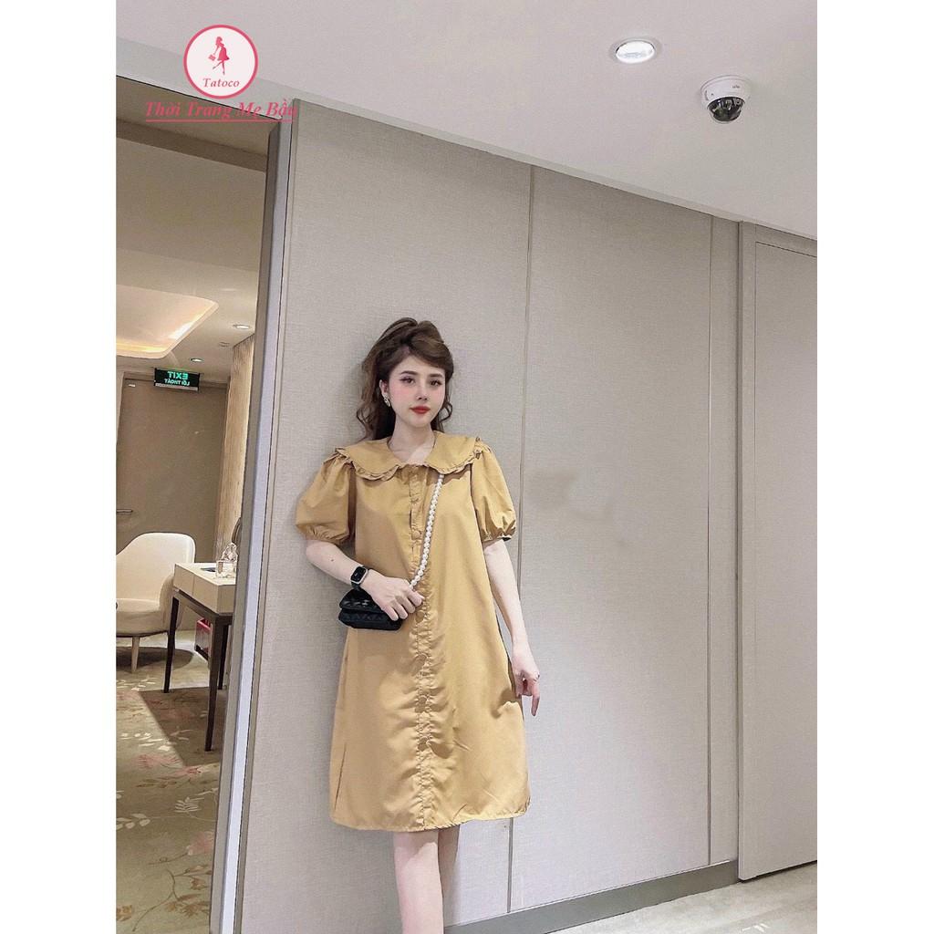 Váy bầu mùa hè cổ bèo 3 màu cực xinh cho mẹ bầu và sau sinh size 45-75kg