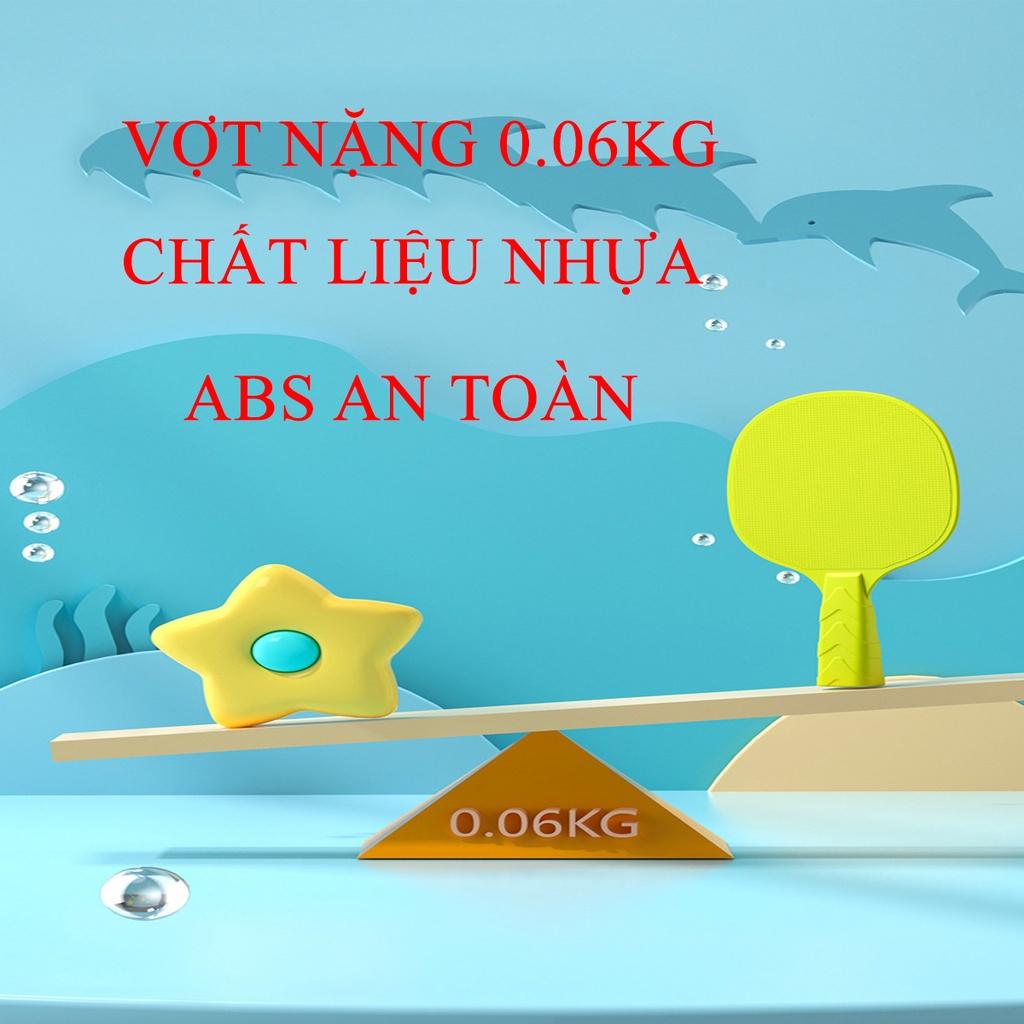 Đồ chơi luyện tập bóng bàn trong nhà cho bé, tập phản xạ và vận động thể chất toàn cơ thể, chất liệu nhựa an toàn