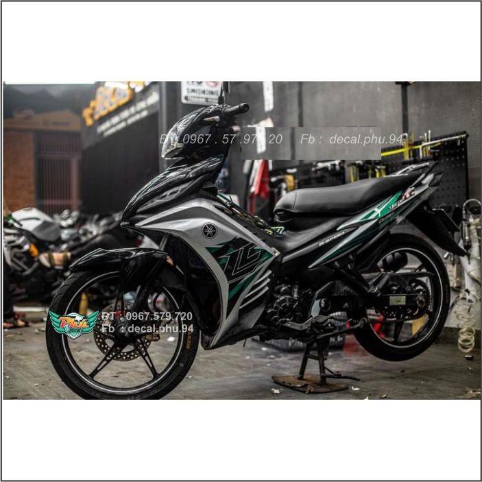 Tem Rời Exciter 135 LC đen bạc