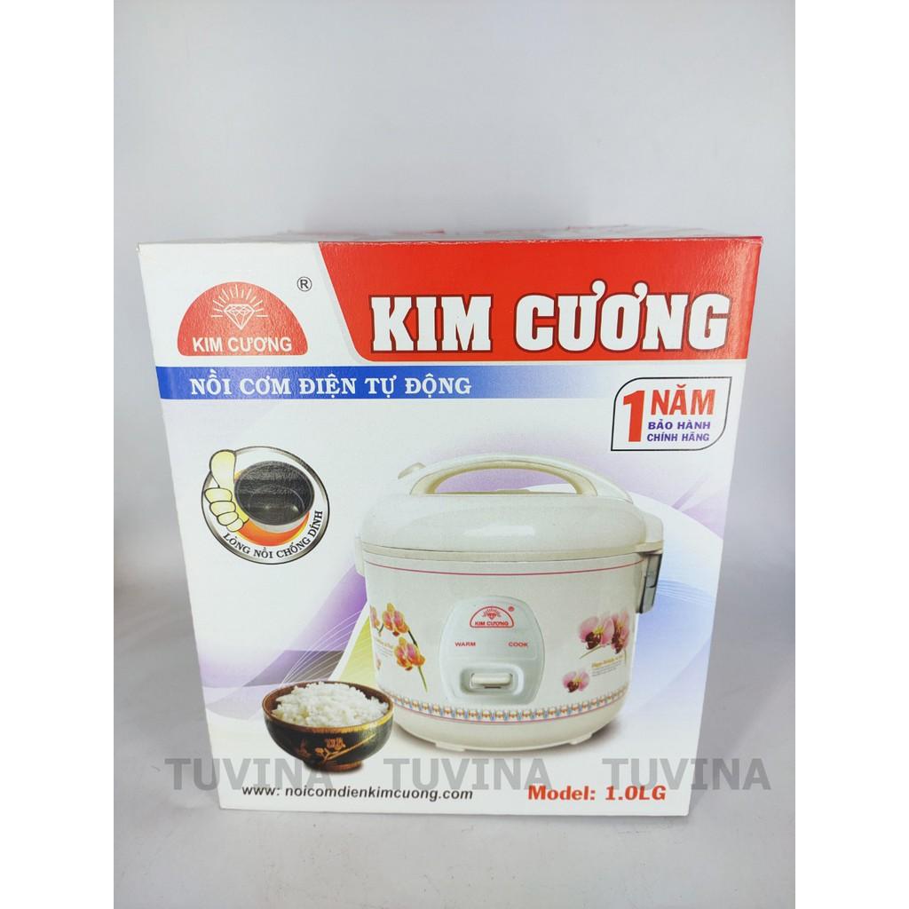 Nồi Cơm Điện Kim Cương 1 Lít - 1 đến 3 người ăn - Hàng Chính Hãng (Bảo Hành 12 Tháng)