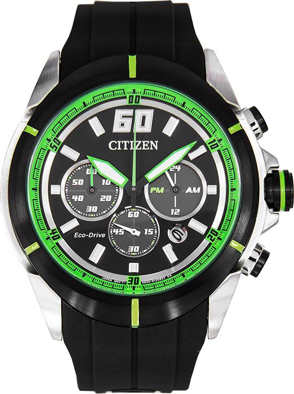 Đồng Hồ Nam Dây Cao Su CITIZEN CA4104-05E (46mm) - Đen