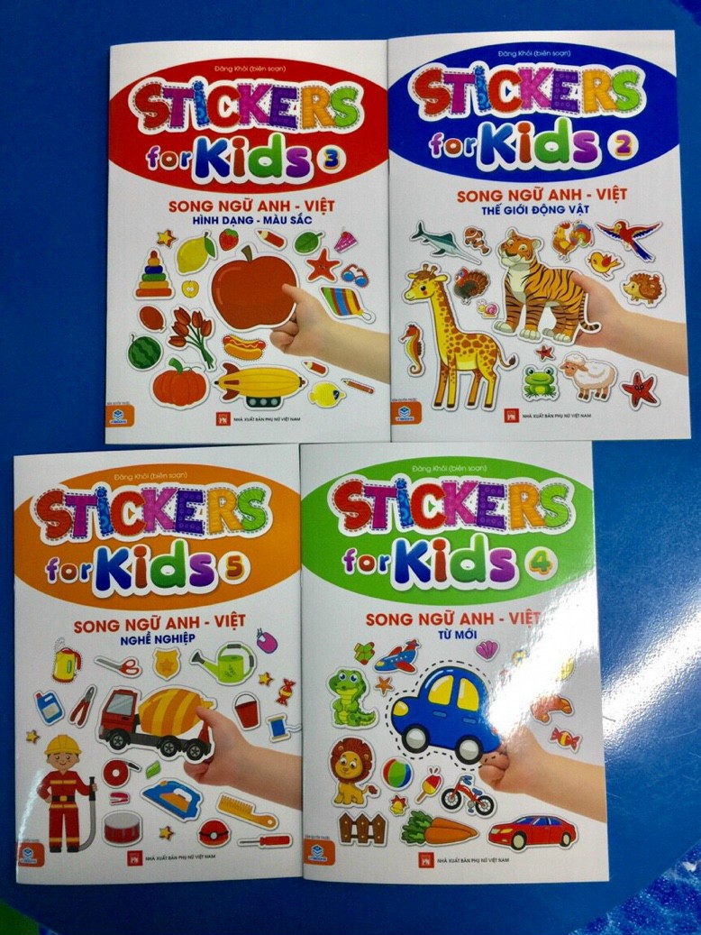 Sticker for Kids - bộ 5 tập