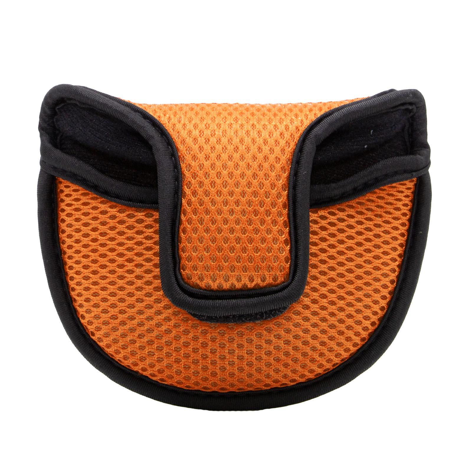 2pcs Nylon Mesh Golf Putter Mallet Head Cover Headcover Club Protector