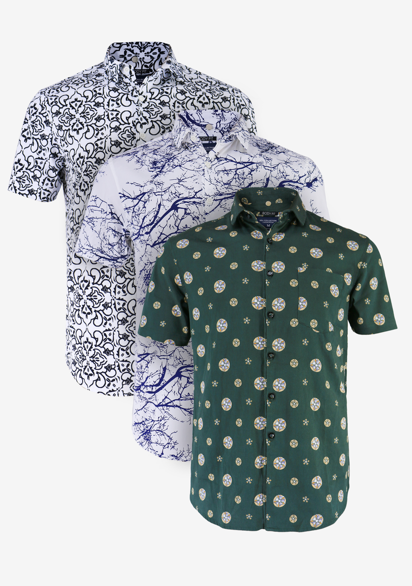 Áo Sơ Mi Nam Hình Tay Ngắn 10307 Sea Collection