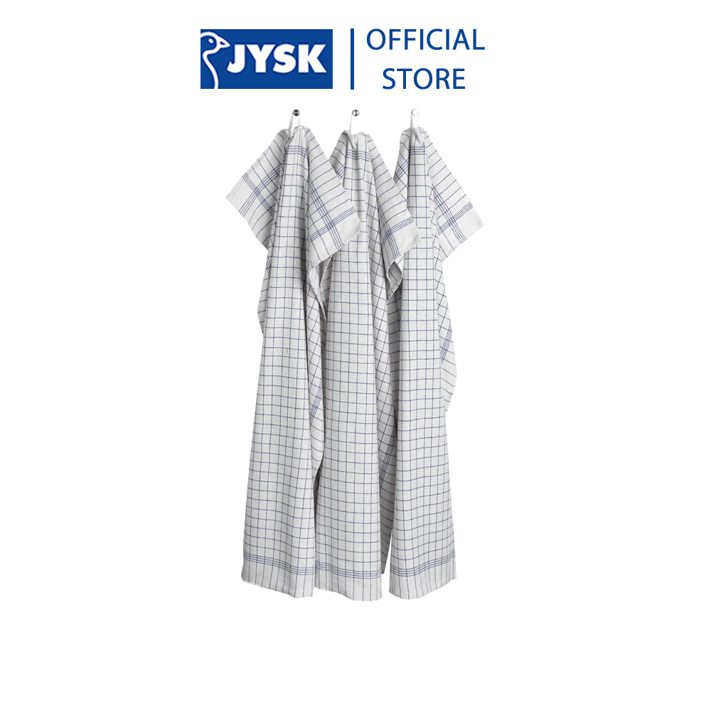 Khăn bếp | JYSK Chef | bộ 3 chiếc | cotton | xanh | R50xD100cm