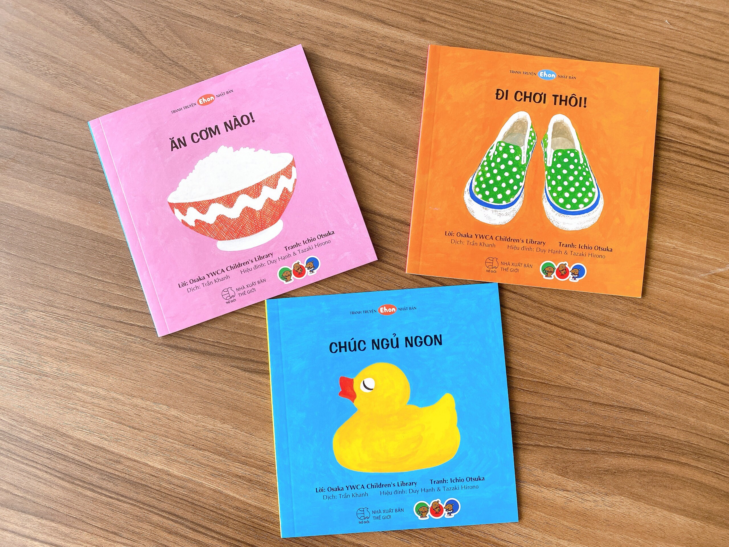 Combo 3 cuốn Ehon cho bé 0-2 tuổi làm quen với sự vật, màu sắc xung quanh, kỹ năng đời sống hằng ngày  - Ăn cơm thôi - Đi chơi nào - Chúc ngủ ngon - Mọt sách Mogu