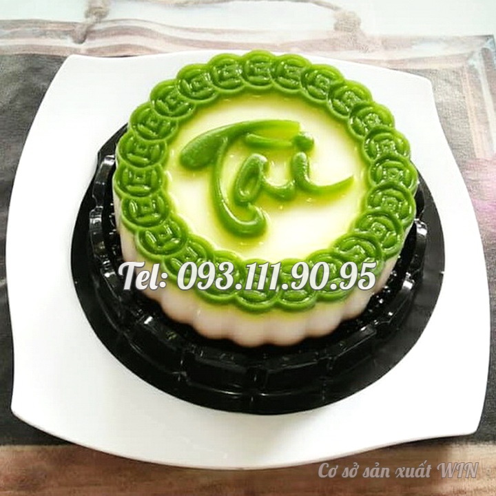 Khuôn ép xôi, làm bánh, rau câu, khuôn trung thu Phúc Lộc Thọ Tài – Loại 10 cm - Mã số 1006