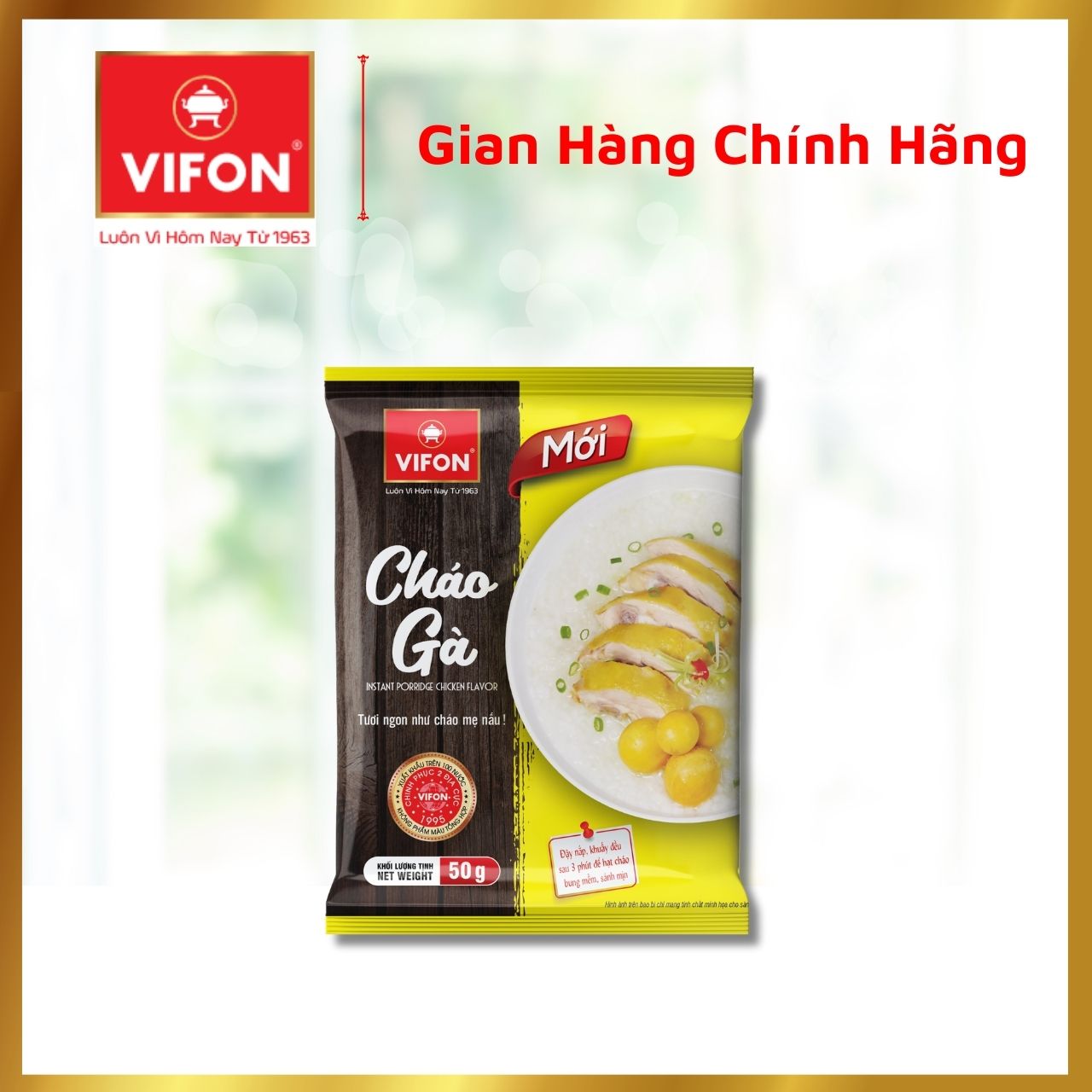 CHÁO GÀ GÓI 50G VIFON