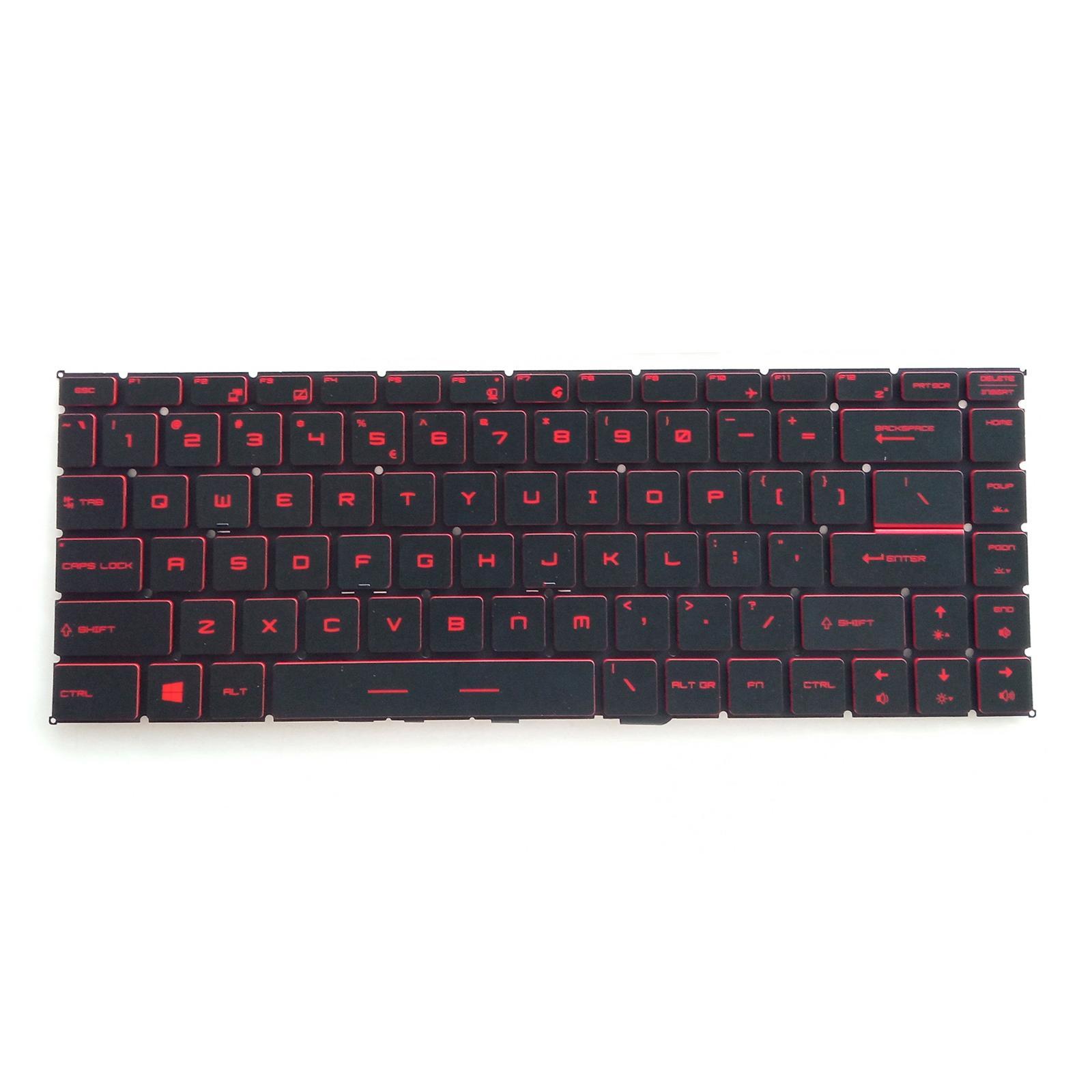 US Keyboard US Layout Backlit Durable for MSI Professional Replacement