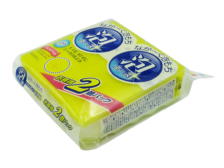 Mút rửa chén tạo bọt 2 cái Loại mềm