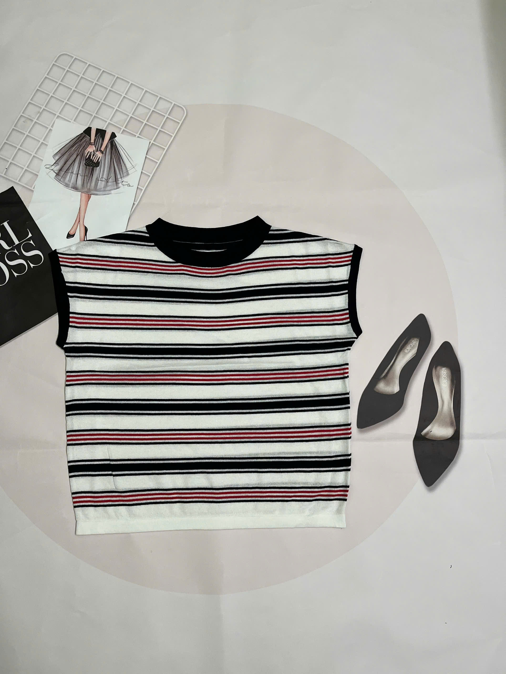 Áo len mongtoghi QC,áo len dệt kim nữ hàng thanh lý mới họa tiết trẻ trung size 50-58,60kg