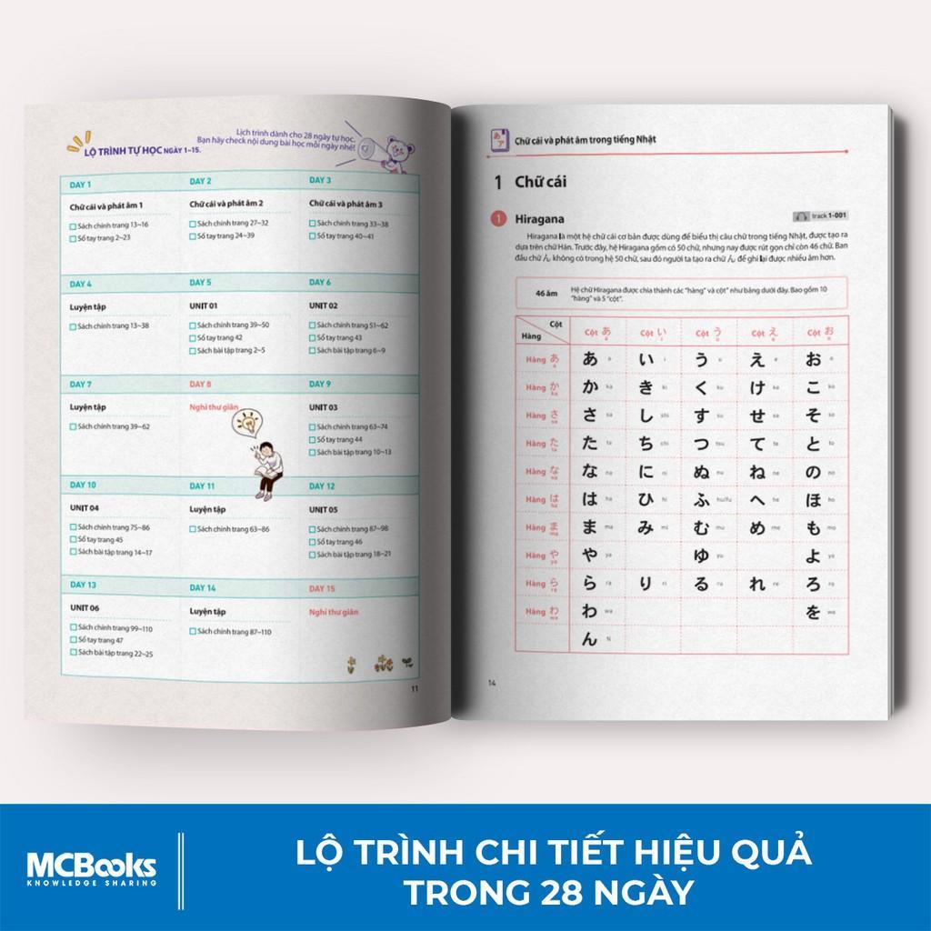28 Ngày Tự Học Tiếng Nhật - Bộ  Dành Cho Người Mới Bắt Đầu - Bản Quyền