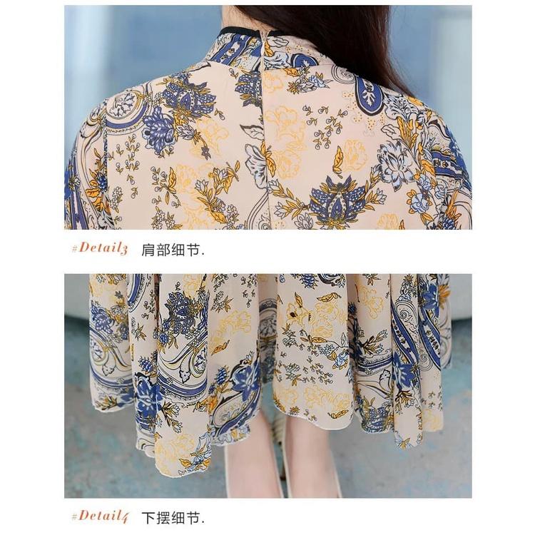ĐẦM XÒE CỔ TÀU DÁNG DÀI HỌA TIẾT CAO CẤP