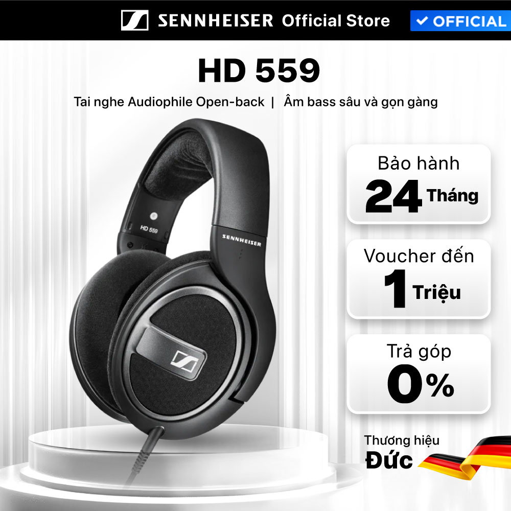 Tai Nghe Chụp Tai Sennheiser HD 559 - Hàng Chính Hãng