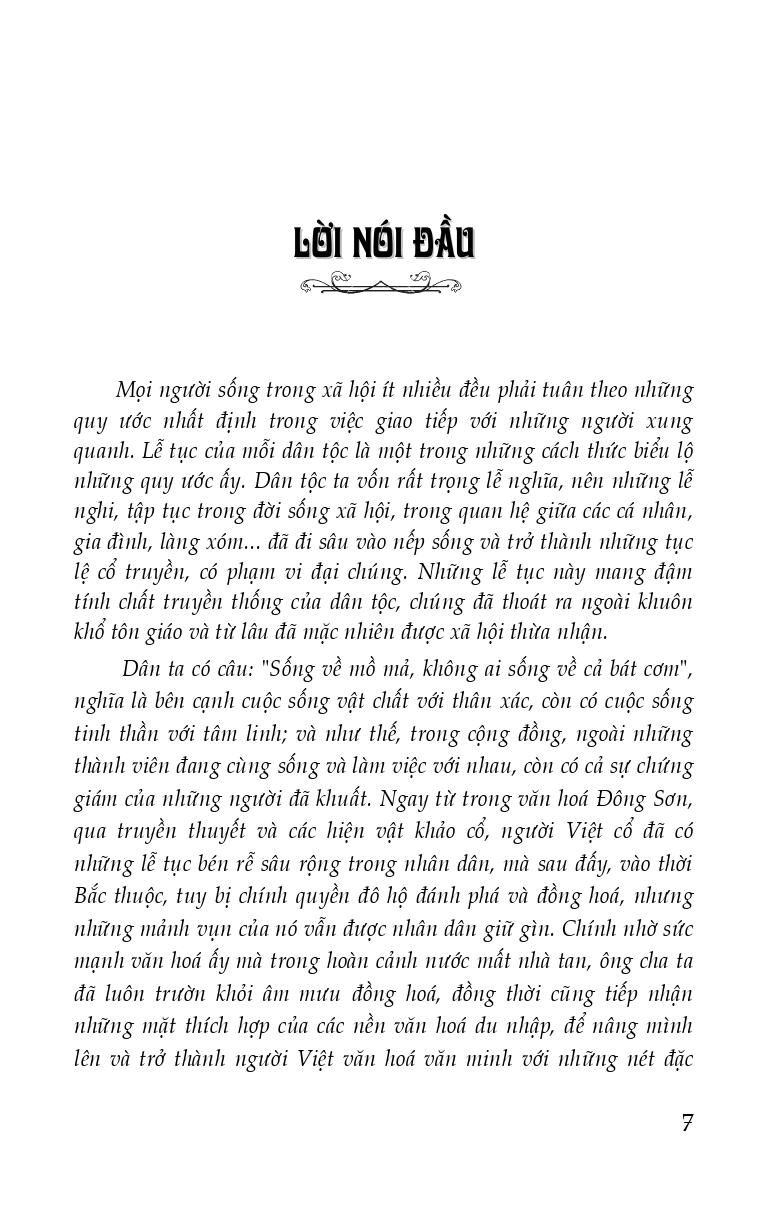 Lễ Tục Trong Gia Đình Người Việt Xưa Và Nay (Tái bản)
