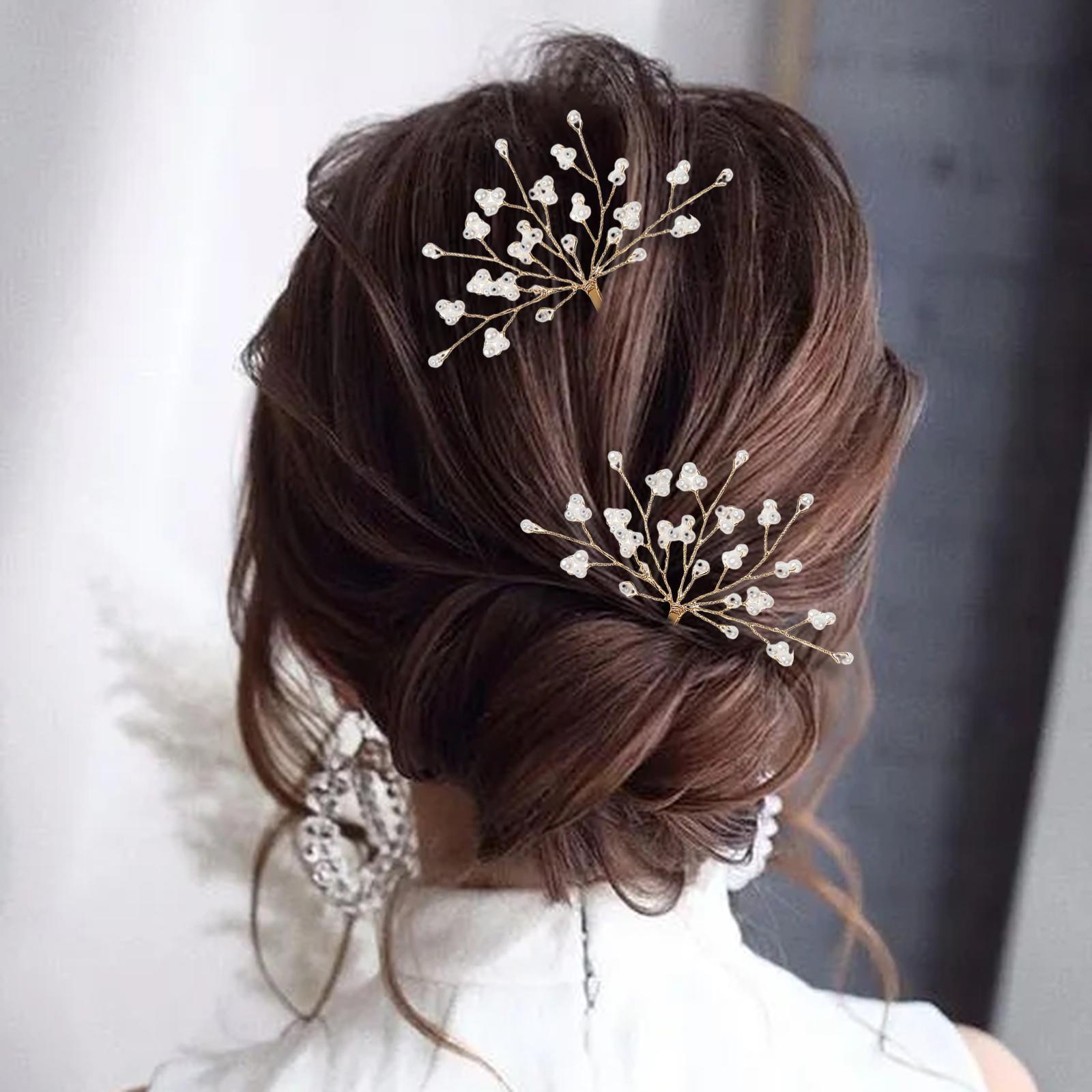 2Pcs Hair Clips Elegant Hair Styling Tool Hair Accessories Snap Hairpins