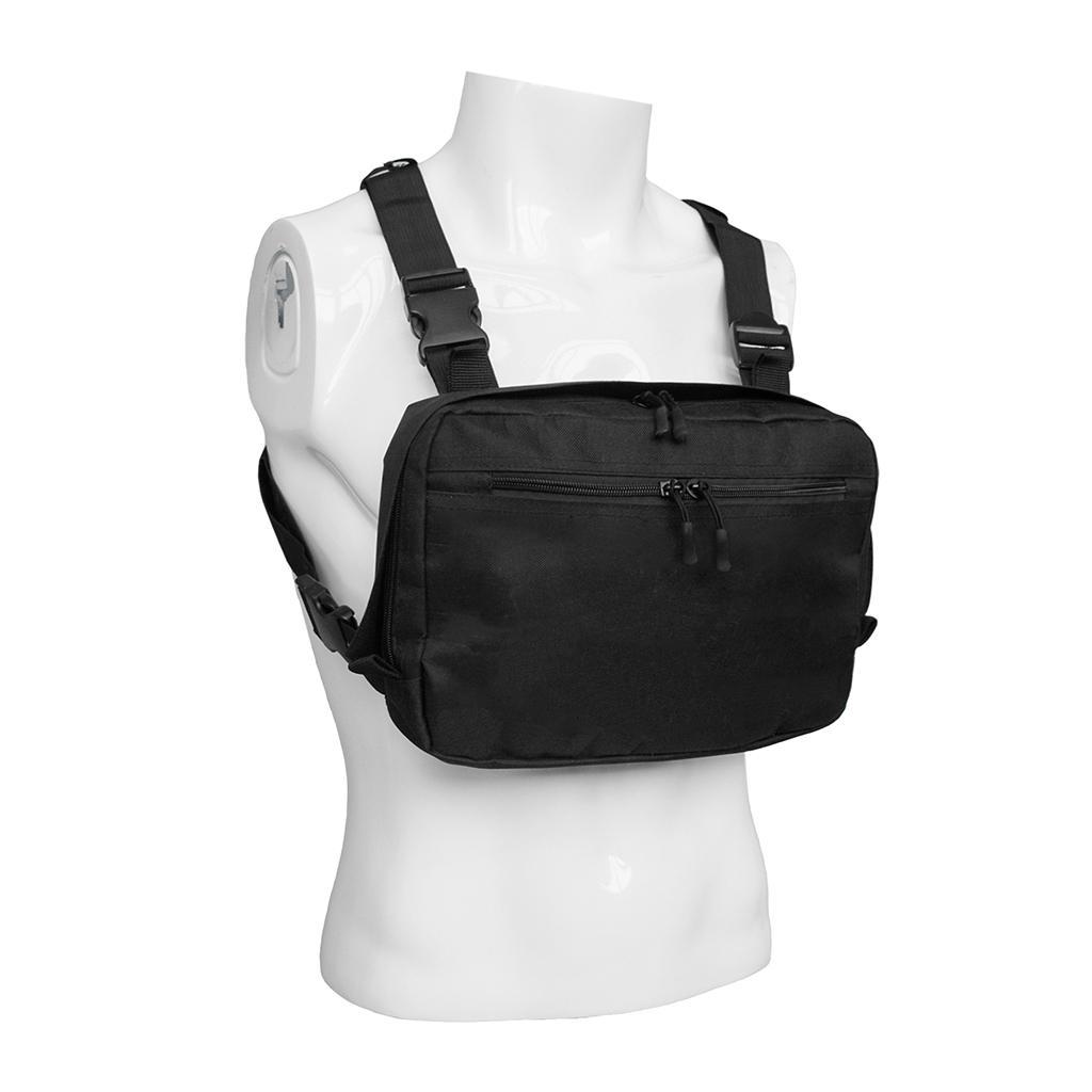 Multi-Functional Unisex Oxford Cloth Chest Rig Bag Vest Waist Bag Panny Pack