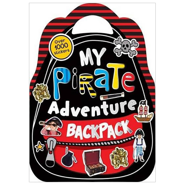 Shaped Sticker Books My Pirate Adventure Backpack