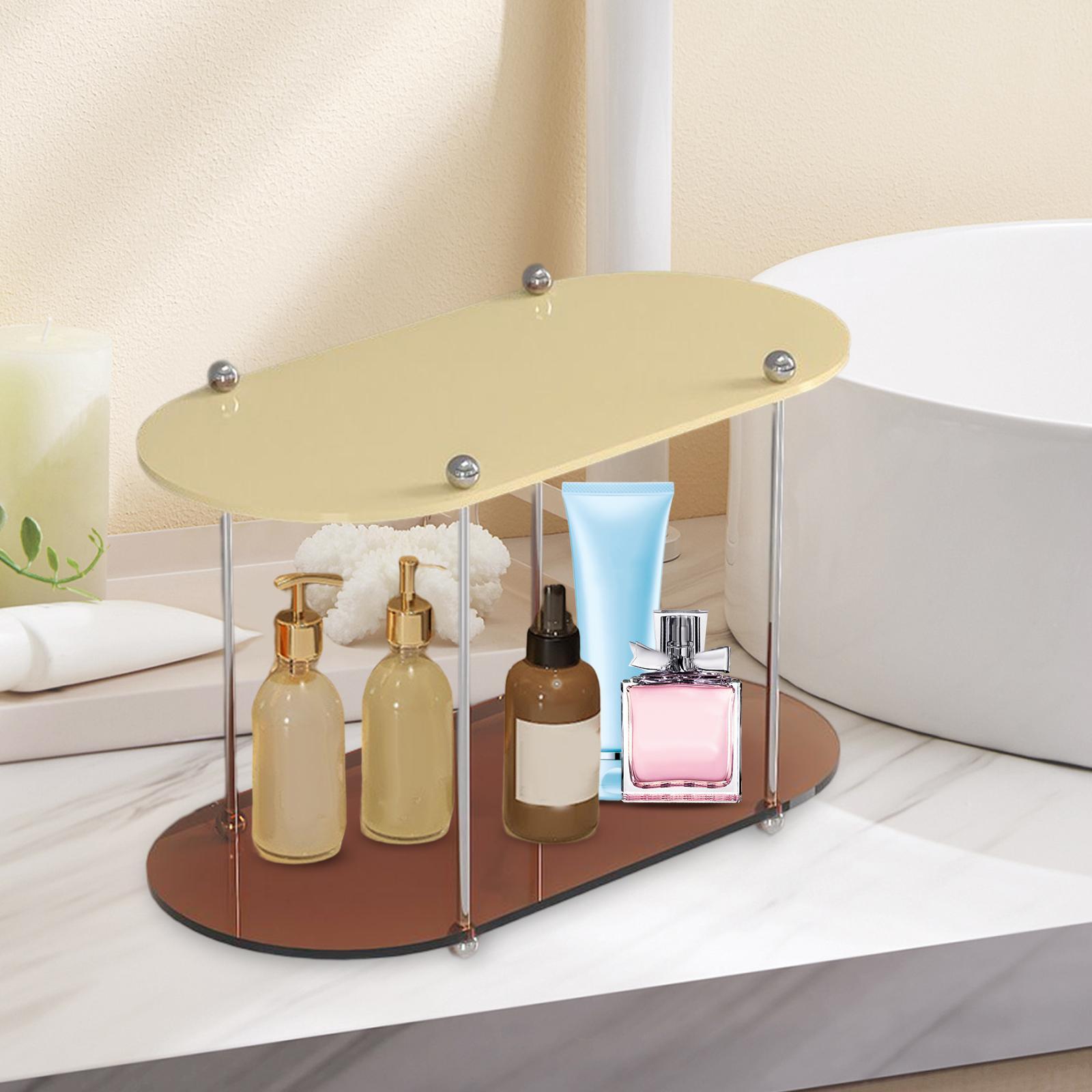 Bathroom Storage Rack Makeup Organizer Shower Caddy Shelf Kitchen Coutertop