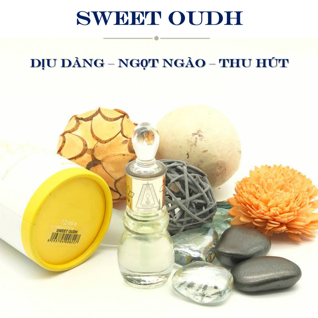 Tinh Dầu Nước Hoa Ajmal Dubai Sweet Oudh Chính Hãng - ANGEL CONCENTRATED PARFUME 12ml