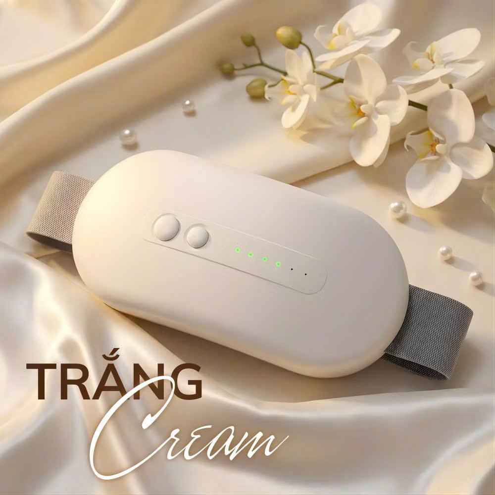 (Quà Tặng Vợ, Bạn Gái) Đai massage chườm ấm bụng kinh nguyệt cao cấp   LS-01