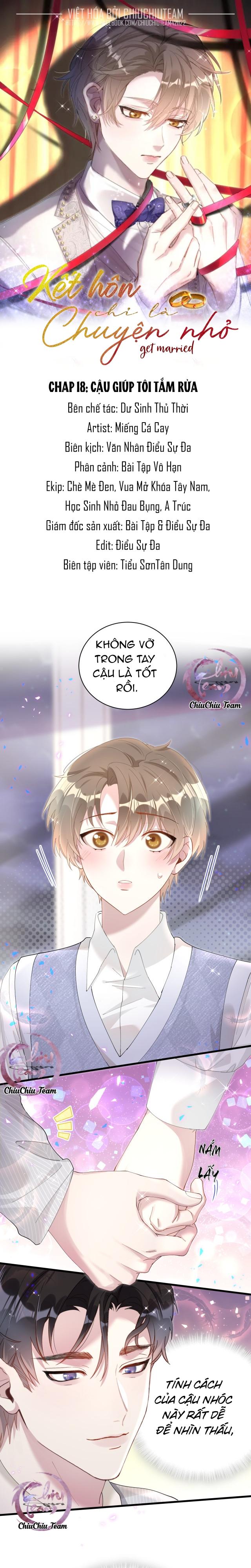 kết hôn là chuyện nhỏ chapter 18 1